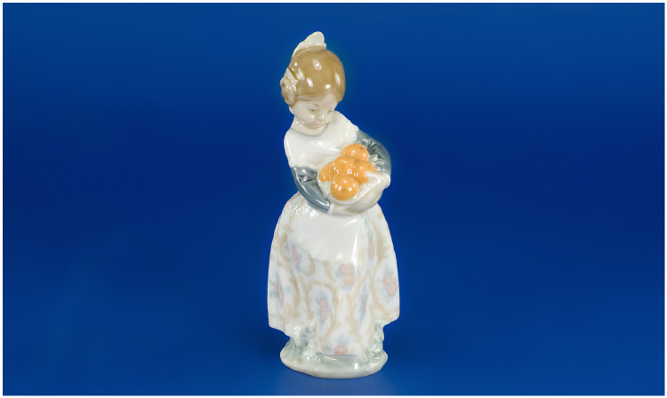 Appraisal: Lladro Figure 'Valencian Girl' no issue year year inches in