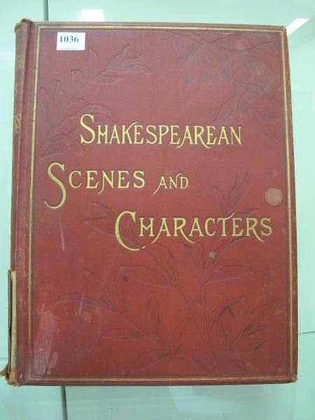 Appraisal: SHAKESPEAREAN SCENES AND CHARACTERS BY BRERETON ILLUSTRATED WITH THIRTY STEEL