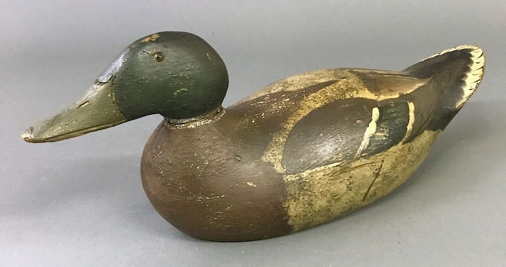 Appraisal: J W Reynolds Mallard Drake Decoy J W Reynolds Forest