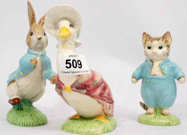 Appraisal: Beswick Large Sized Beatrix Potter Figure Peter Rabbit and Royal