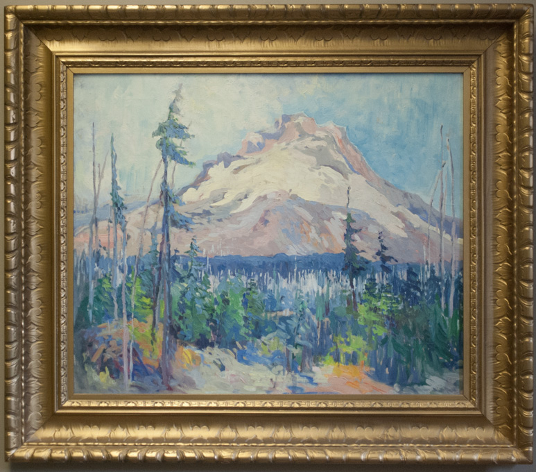 Appraisal: MOUNT HOOD OIL ON CANVAS view from the south th