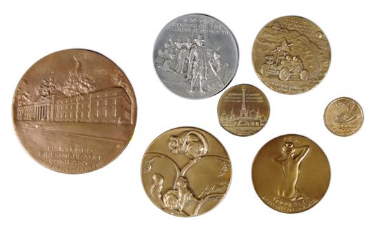 Appraisal: A Collection of Medallions Medals and Coins