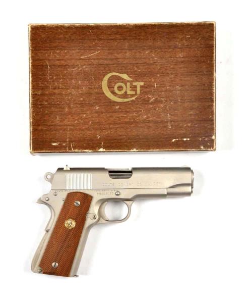 Appraisal: Boxed Colt Combat Commander Pistol Serial SC Pistol was manufactured