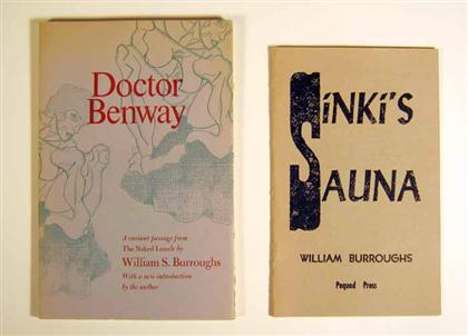 Appraisal: vols wrappers Burroughs William S Doctor Benway Santa Barbara Bradford