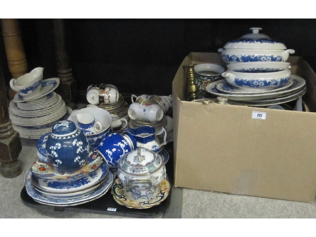 Appraisal: Quantity of Wedgwood 'Bramble' tablewares various ginger jars other blue