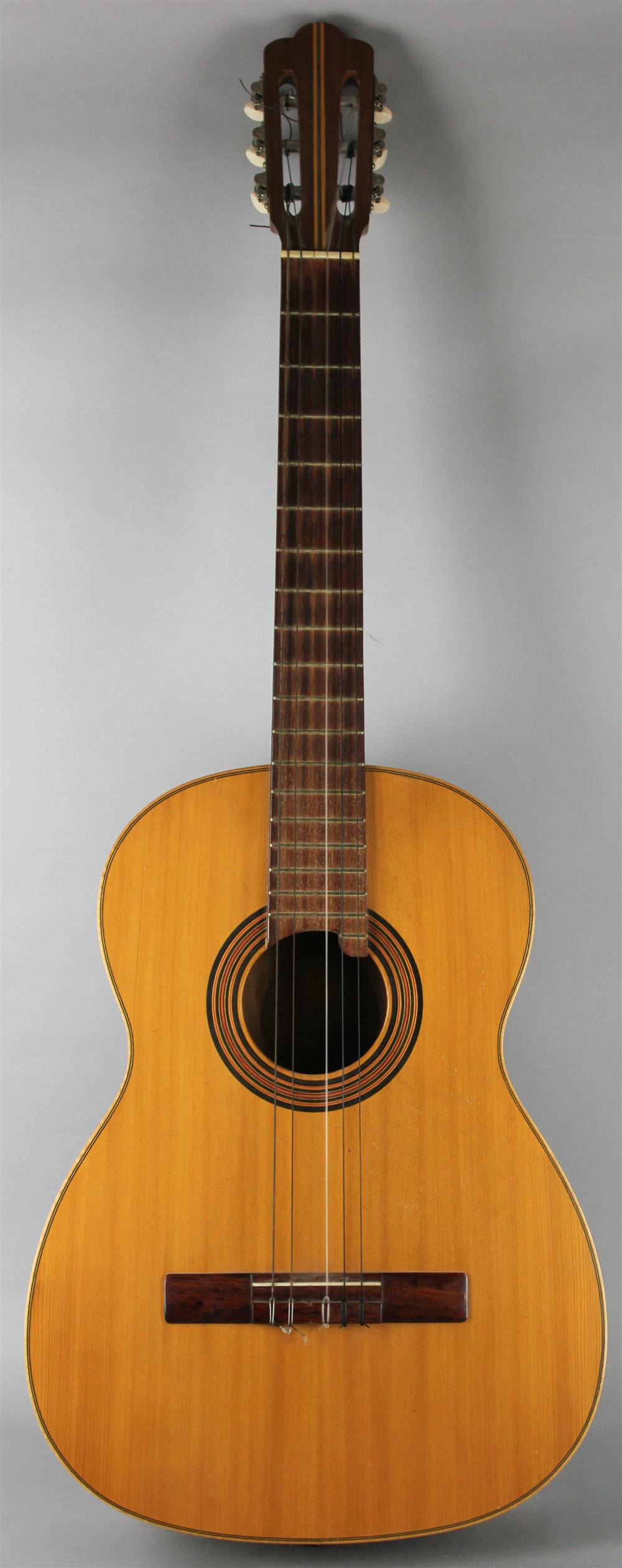 Appraisal: CLASSICAL SPANISH ACOUSTICAL GUITAR six string guitar in the Spanish