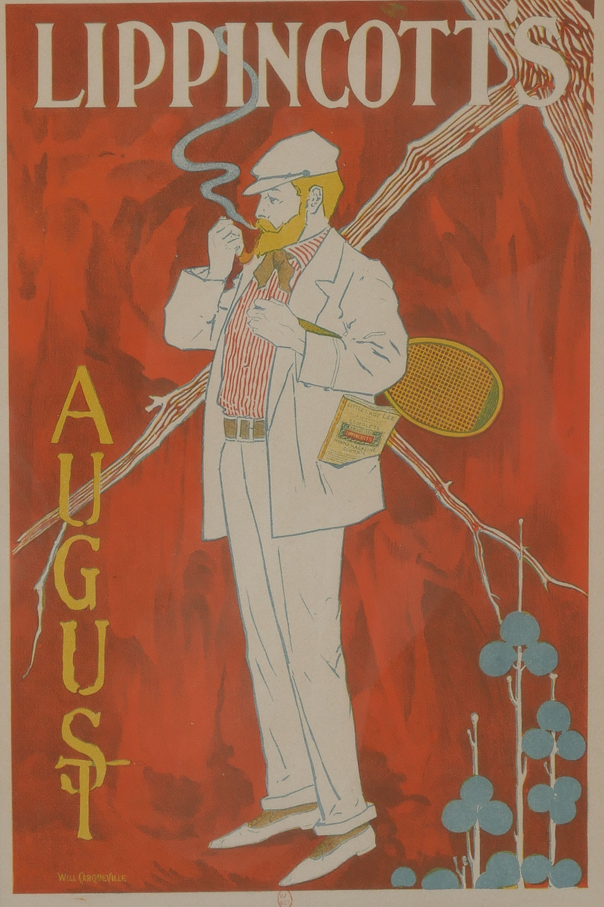 Appraisal: LES MAITRES DE L'AFFICHE LIPPENCOTTS LITHOGRAPH Done by Will Carqueville