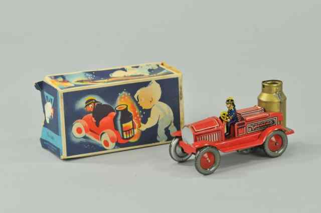 Appraisal: PENNY TOY FIRE PUMPER Arnold boxed example U S Zone