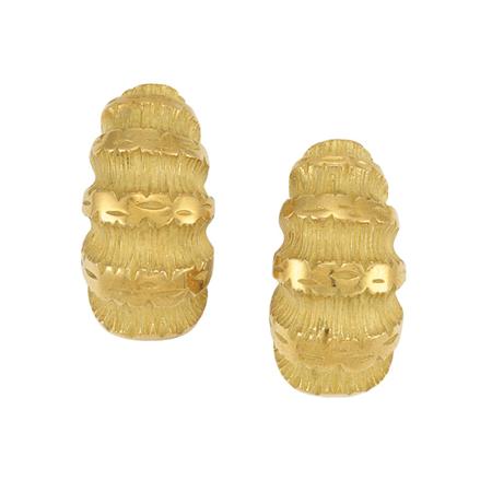 Appraisal: Pair of Gold Shrimp Earclips Van Cleef Arpels Estimate -