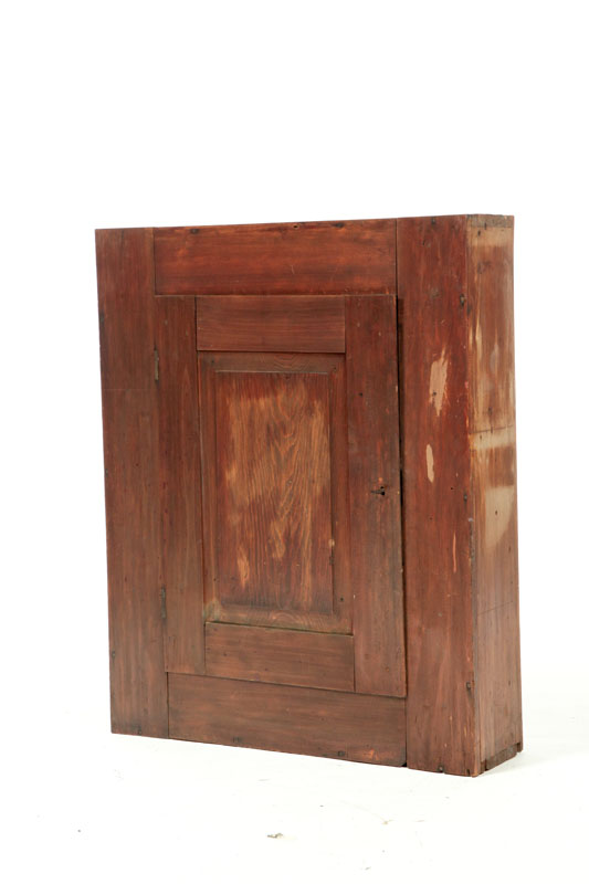 Appraisal: HANGING CUPBOARD Zoar Ohio mid th century pine and poplar