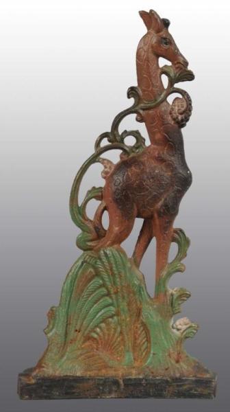 Appraisal: Cast Iron Giraffe Doorstop Description Made by Hubley marked Made