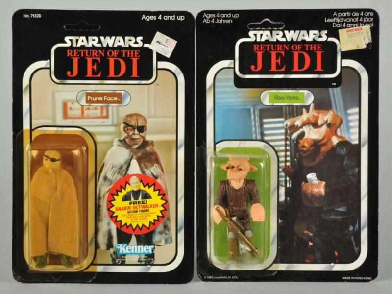 Appraisal: Lot of Star Wars Carded Figures Description Return of the