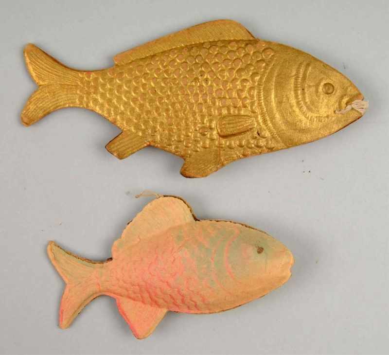 Appraisal: Lot of Fish Dresden Ornaments Condition Excellent Size Largest -