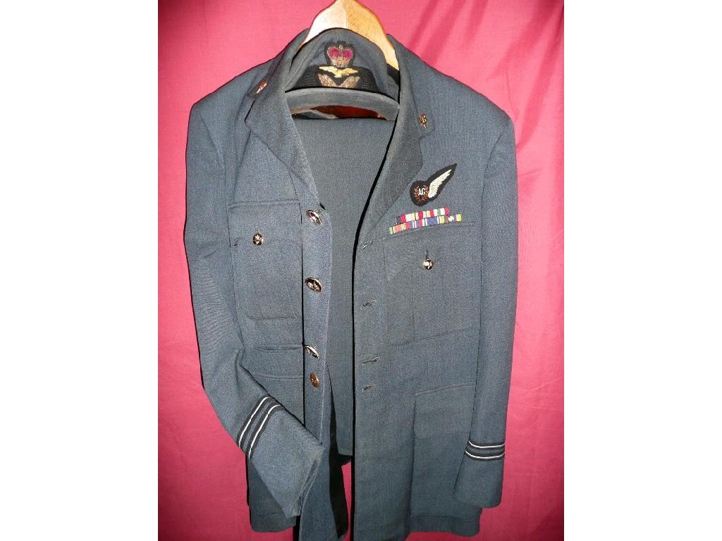 Appraisal: An RAF uniform plus RAF cap