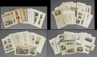 Appraisal: Large Group of Harper's Weekly Civil War Prints m Large