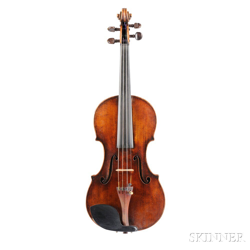 Appraisal: Austrian Violin Attributed to Gabrielis Lembock Vienna labeled GABRIELIS LEMBOCK