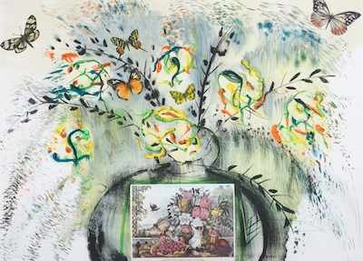 Appraisal: Salvador Dali Spanish - Les Fleurs et Fruits from The