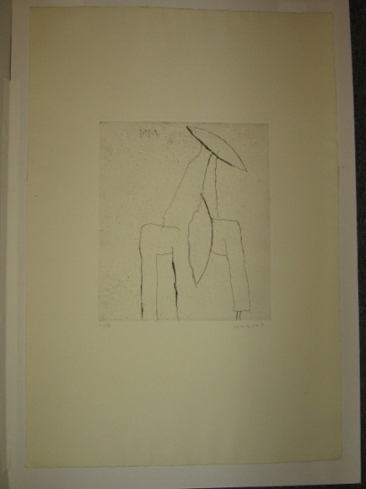 Appraisal: MARINO MARINI Visione Etching Signed and numbered in pencil lower