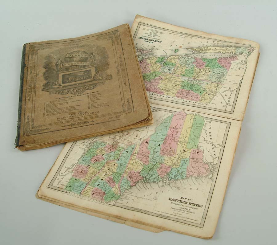 Appraisal: BOOK TWO SCHOOL ATLASES Smith s Atlas published by John