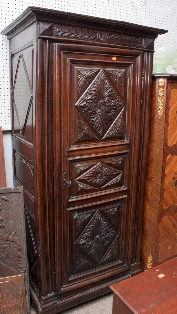 Appraisal: French Renaissance style walnut cabinet Condition Age appropriate wear overall