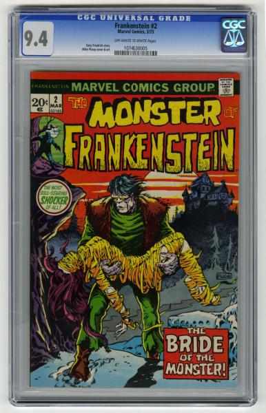 Appraisal: Frankenstein CGC Marvel Comics Click for full description