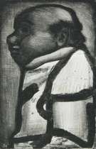 Appraisal: Georges Rouault French - Figure in Profile llustration from the