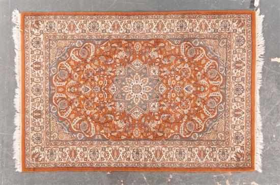 Appraisal: Indo Jaipur Tabriz rug India circa x Estimate - Good