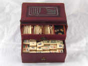 Appraisal: An early th century Chinese Mah Jong set in two