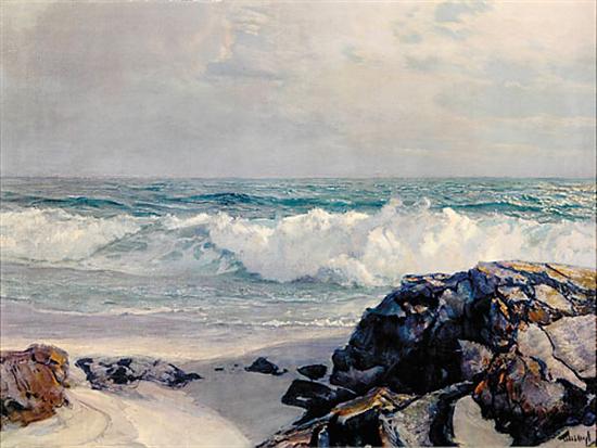 Appraisal: Frederick Judd Waugh after New Jersey Massachusetts - A BIT