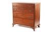 Appraisal: CHEST OF DRAWERS - th c cherry graduated four drawer