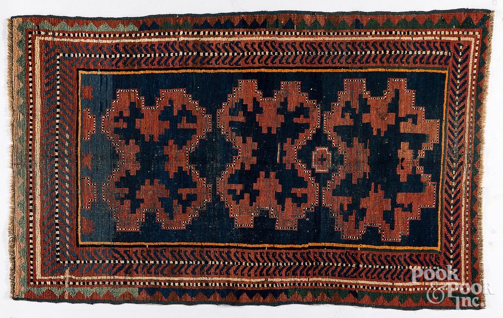 Appraisal: Kazak carpet early th c Kazak carpet early th c