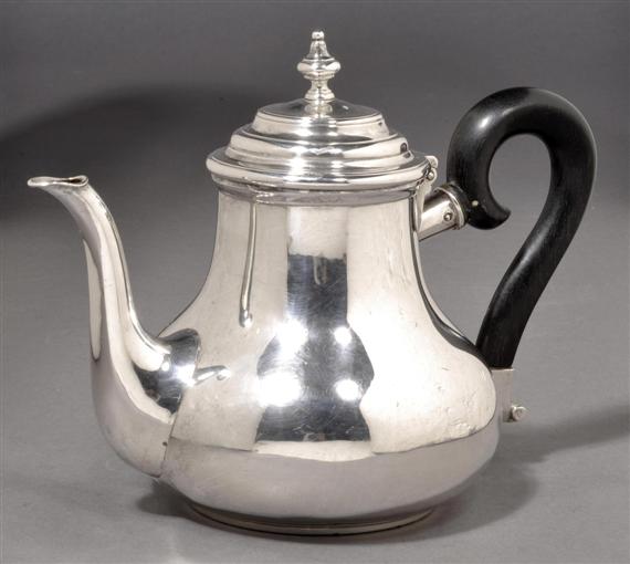 Appraisal: SMALL TEAPOT Lausanne circa Maker's mark Elie Papus et Pierre-Henri