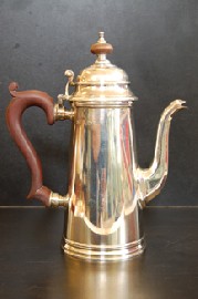 Appraisal: HARDY BROS STERLING SILVER BATCHELORS COFFEE POT