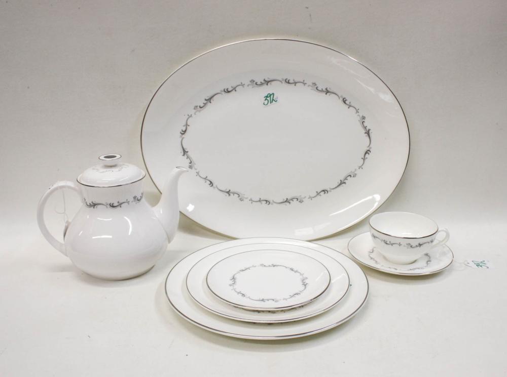 Appraisal: ROYAL DOULTON CORONET CHINA SET pieces comprised of dinner plates