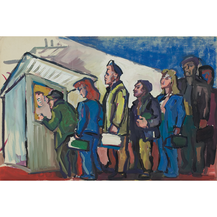 Appraisal: Don Freeman American - ''Pay Day '' c gouache on