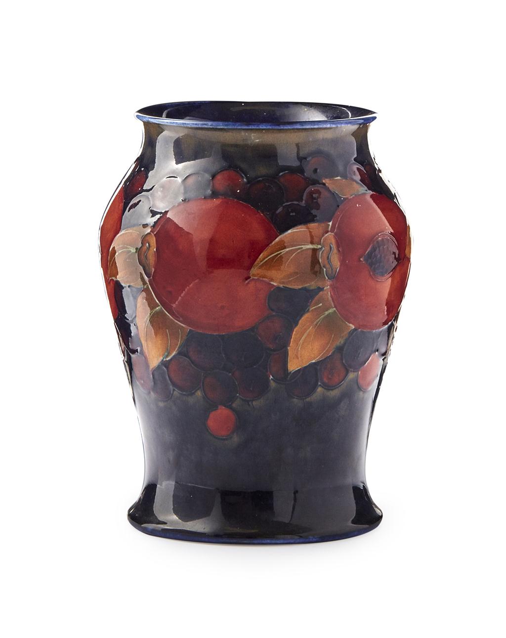 Appraisal: MOORCROFT POTTERY 'POMEGRANATE' PATTERN VASE S impressed maker's marks signed