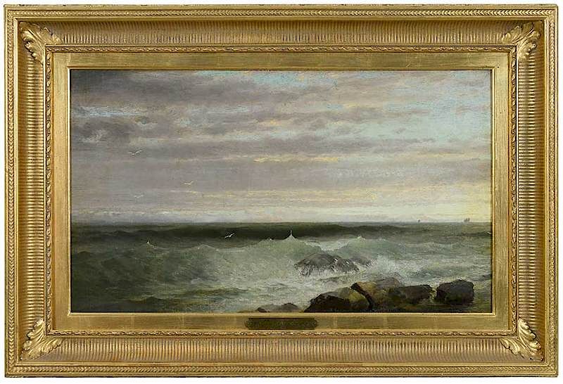 Appraisal: William Trost Richards American - Seascape signed lower left Wm