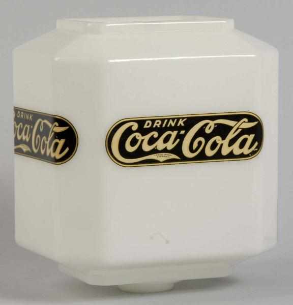 Appraisal: Milk Glass Coca-Cola Dispensing Globe Description Circa s Globe only