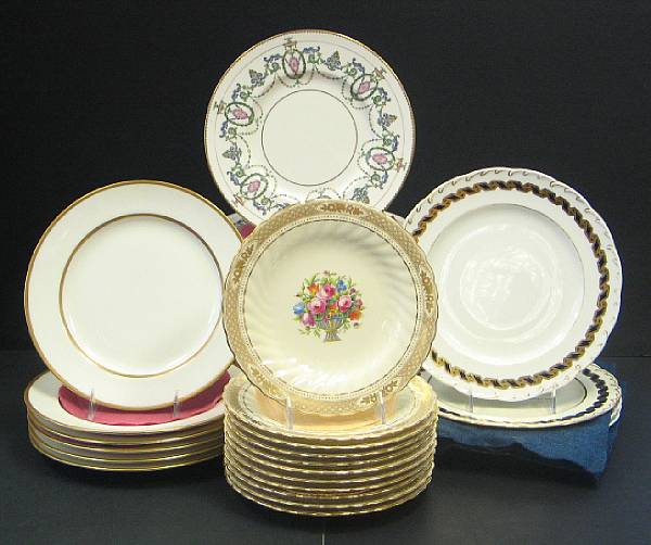 Appraisal: An assembled group of Minton porcelain plates late th early