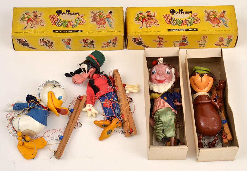 Appraisal: X PELHAM PUPPETS INCLUDING BOXED YOGI BEAR BOXED BIG EARS