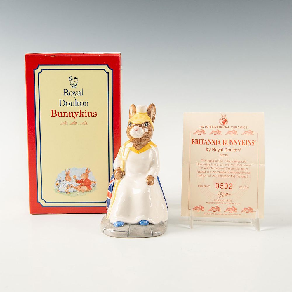 Appraisal: ROYAL DOULTON BUNNYKINS FIGURINE BRITANNIA DB Limited Edition of Stamped