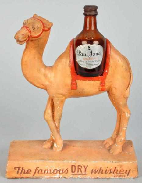 Appraisal: Plaster Paul Jones Whiskey Advertising Figure s Original finish Condition