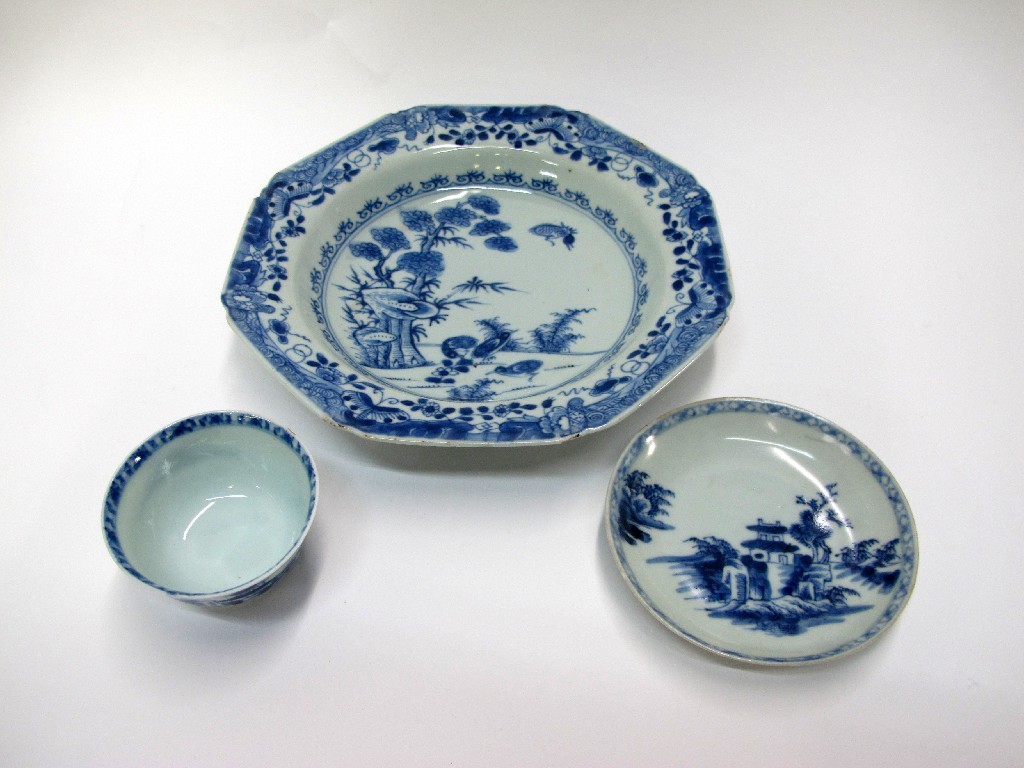 Appraisal: Chinese Nanking cargo tea bowl and saucer including a Chinese