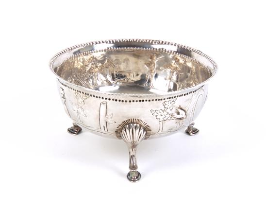 Appraisal: An Irish Sterling Silver Sugar Bowl Dublin Diameter x height