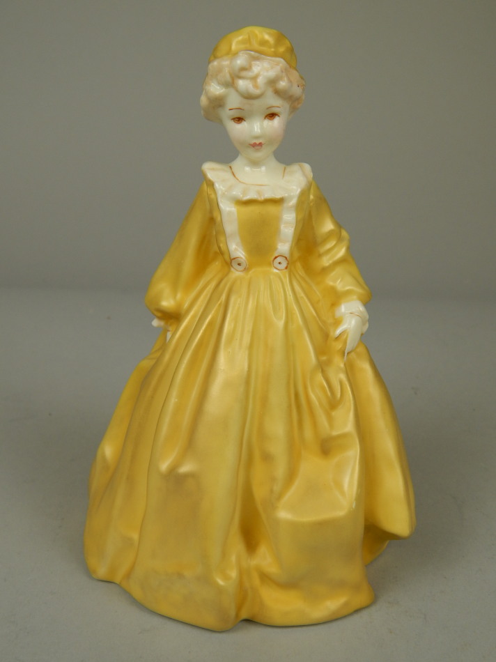 Appraisal: A Royal Worcester porcelain figure Grandmothers Dress cm high