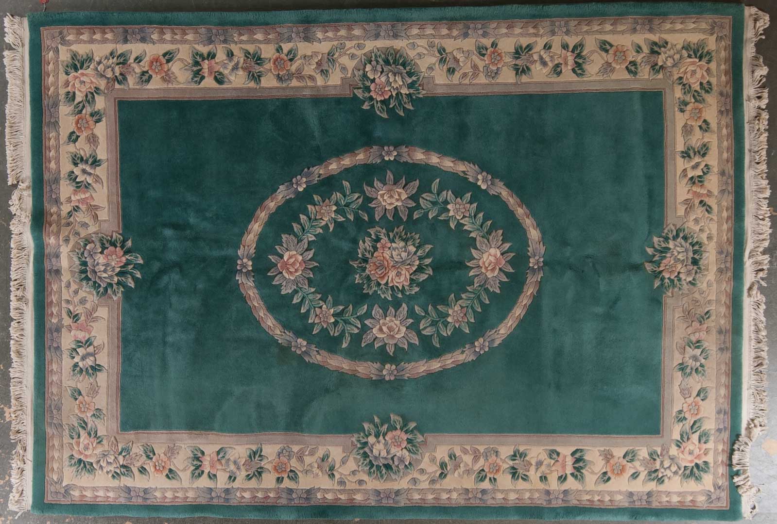 Appraisal: Chinese -line rug approx x China circa