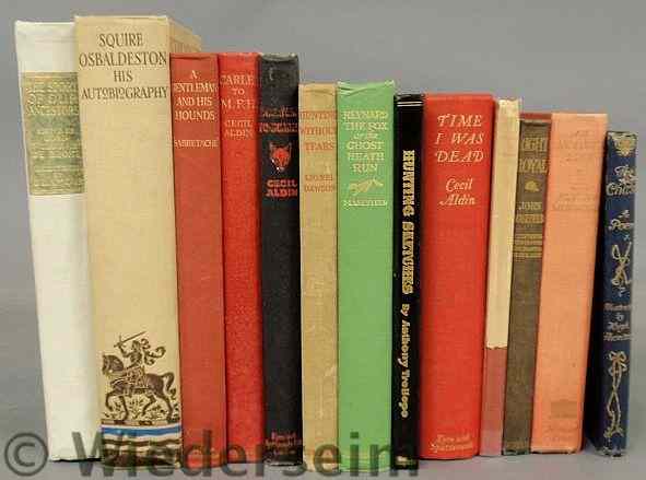 Appraisal: Thirteen foxhunting and equine books six illustrated by Cecil Aldin