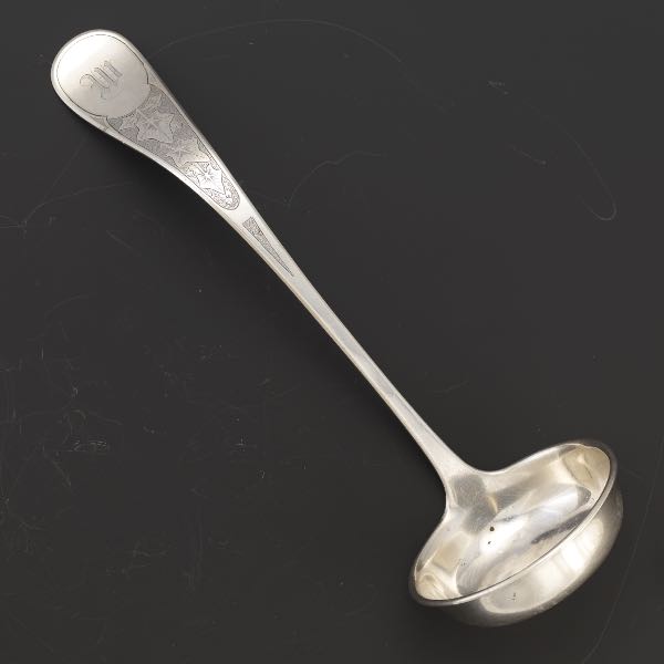 Appraisal: TIFFANY CO STERLING LADLE IVY PATTERN L Sterling silver Ivy