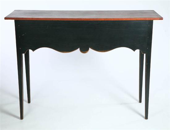 Appraisal: DAVID T SMITH SIDEBOARD Curly maple top having a black