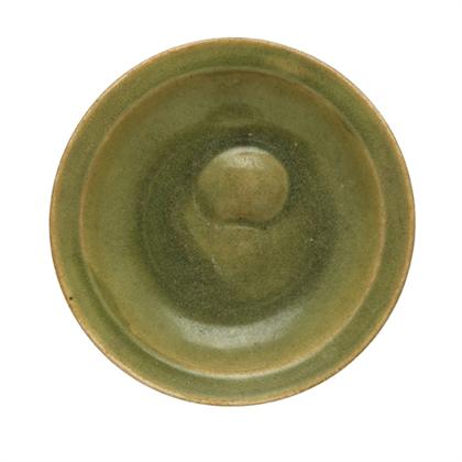 Appraisal: Thai celadon glazed dish th century Of shallow rounded edge